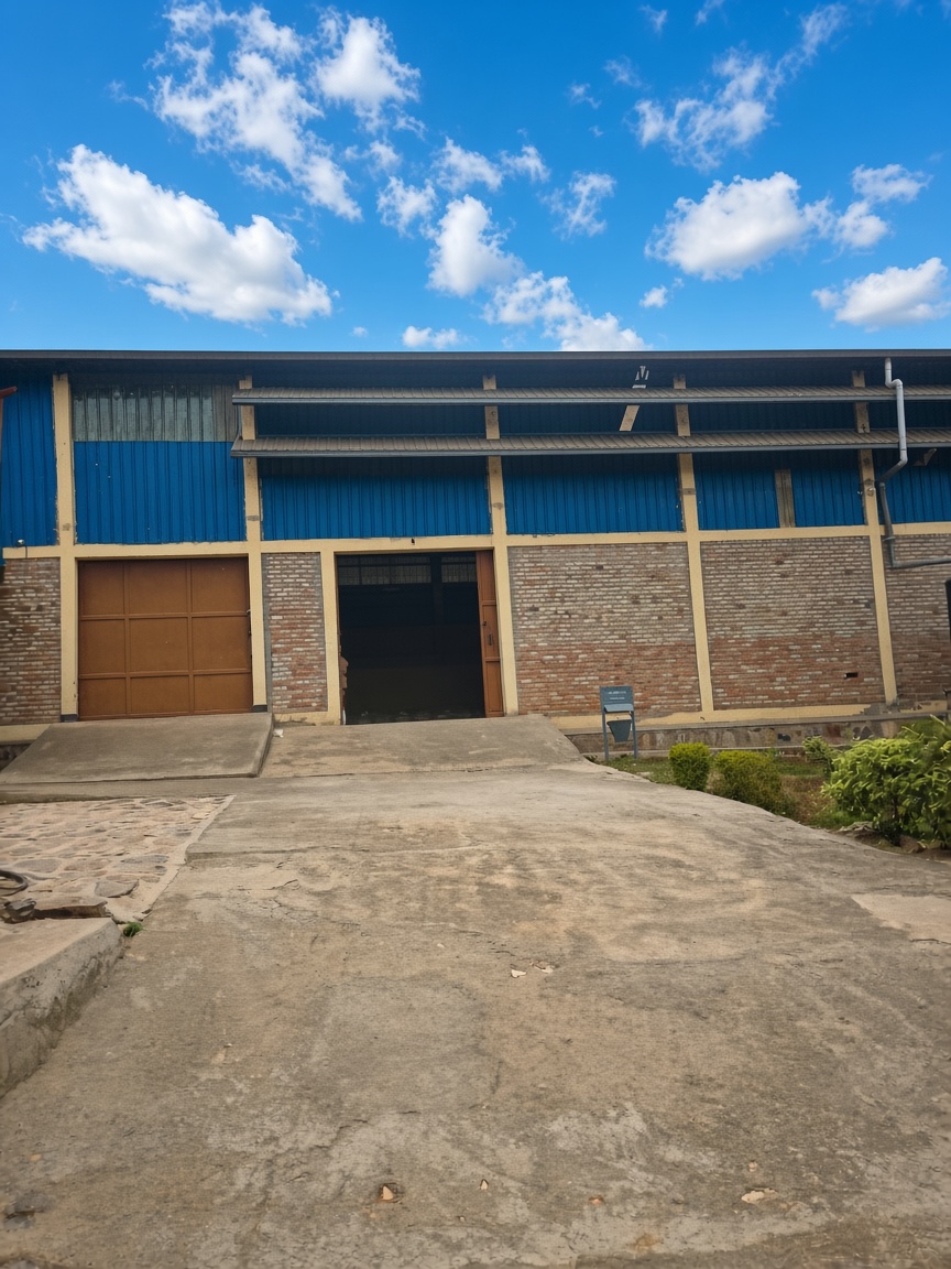 Rice-husk briquette facility exterior